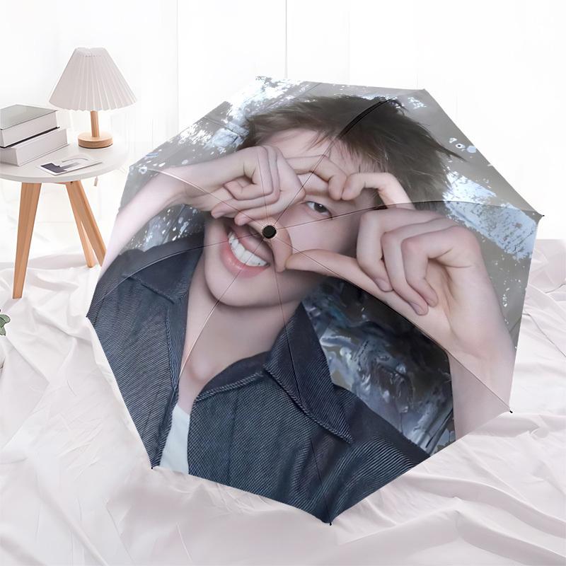 1pc CORTIS K-pop Automatic Open/Close Umbrella - Compact Travel Umbrella, Perfect for Women & Men - Ideal Birthday/Christmas Gift, 181