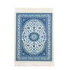 Persian Mini Woven Rug Mat Mouse Pad Vintage Style Rug Pattern Cup Laptop Mouse Pad with Edge Home Desk Decorative Coaster