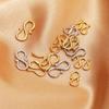 20pcs Stainless Steel W Shape Necklace Clasps Hooks for DIY  Jewelry Making Finding Bracelets Supplies Accessories Wholesale