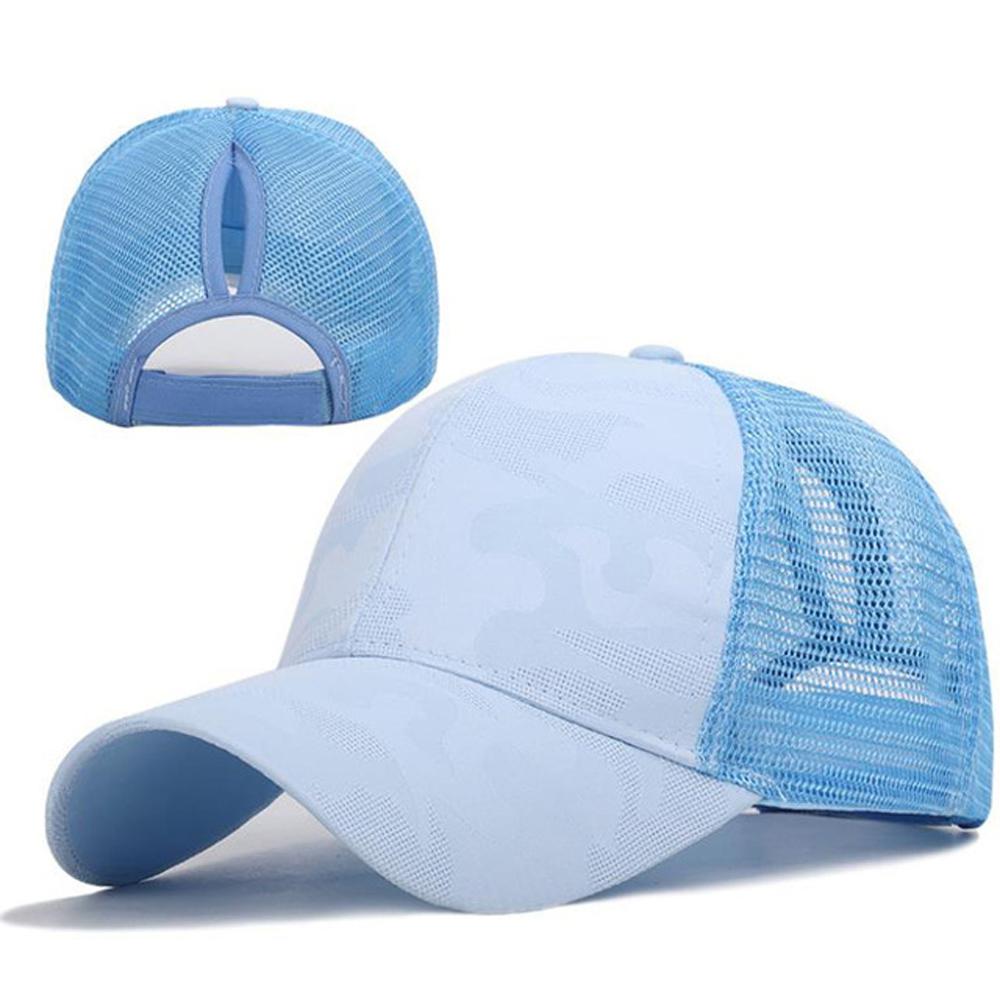 

Hop Hats Casual Outdoor Cap Summer Adjustable Ponytail Hat Baseball Cap Women Snapback Cap Mesh Hat