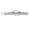 2Pcs Automotive Wheel Alignment Tools Heavy Duty Hub Alloy Steel Toe Plates for Vehicles Tire Repair with 2 Tape Measures