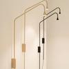 Modern Long Arm Sconce Lamp Nordic Wall Light For Bedroom Bedside Aisle Office Decor Minimalist Metal Reading Light