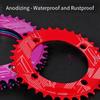 32T/34T/36T/38T 104BCD Fahrrad Rundform Narrow Wide Kettenblatt Kettenrad Fahrrad Kreis Kurbelgarnitur Einzelblatt Teile