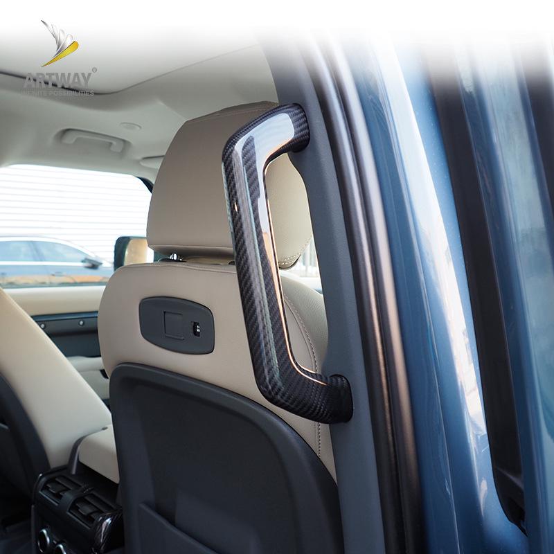 

Carbon Fiber Rear Grab Handle for 2020-2022 Land Rover Defender 110/90 B-Pillar Interior Modification Carbon Fiber