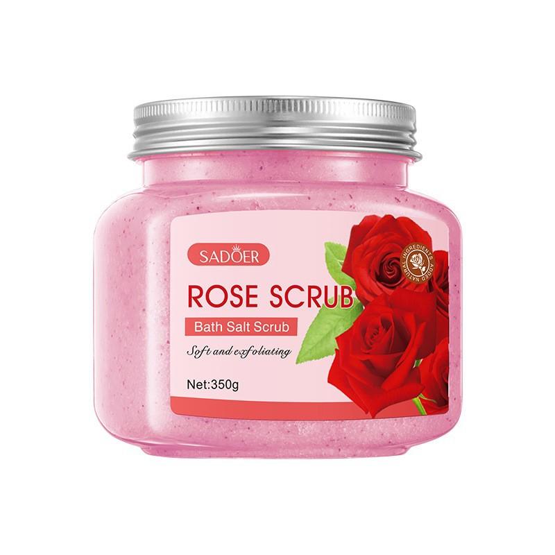 350g Scrub Cream. Rose Scrub, Coffee Exfoliating Scrub, Large Capacity Body Cleansing Scrub