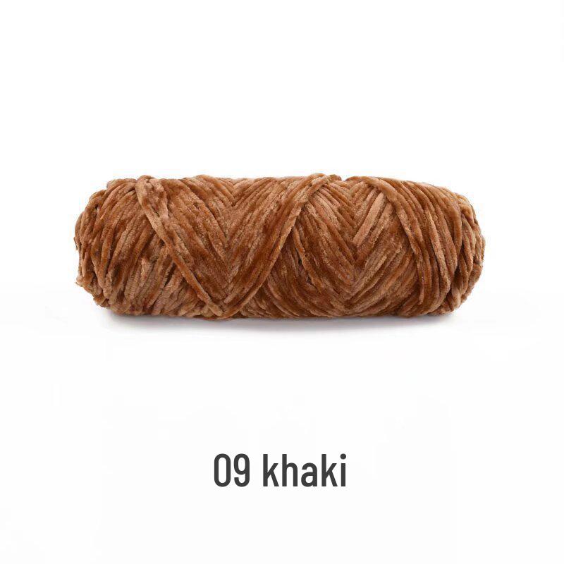 Handmade Chenille Yarn Ball: Velvet Thick Crochet and Knitting Material
