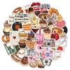 50PCS Pinterest Inspired Aesthetic Fun Graffiti Stickers DIY Luggage Speaker Water Cup Notebook Waterproof Stickers
