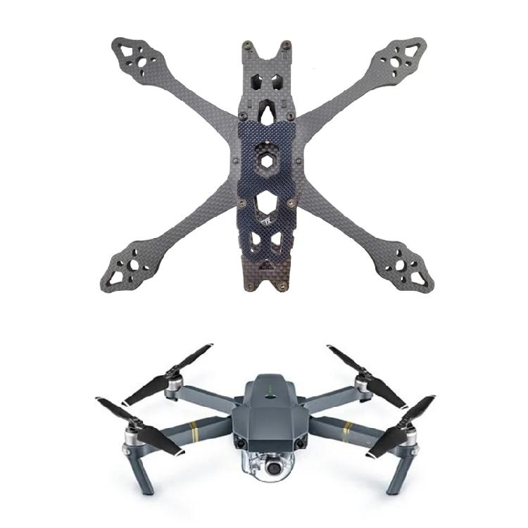 RC-QAV-S-5 X-type Split Carbon Fiber Frame Kit for QAV-S 5inch 225mm Wheelbase