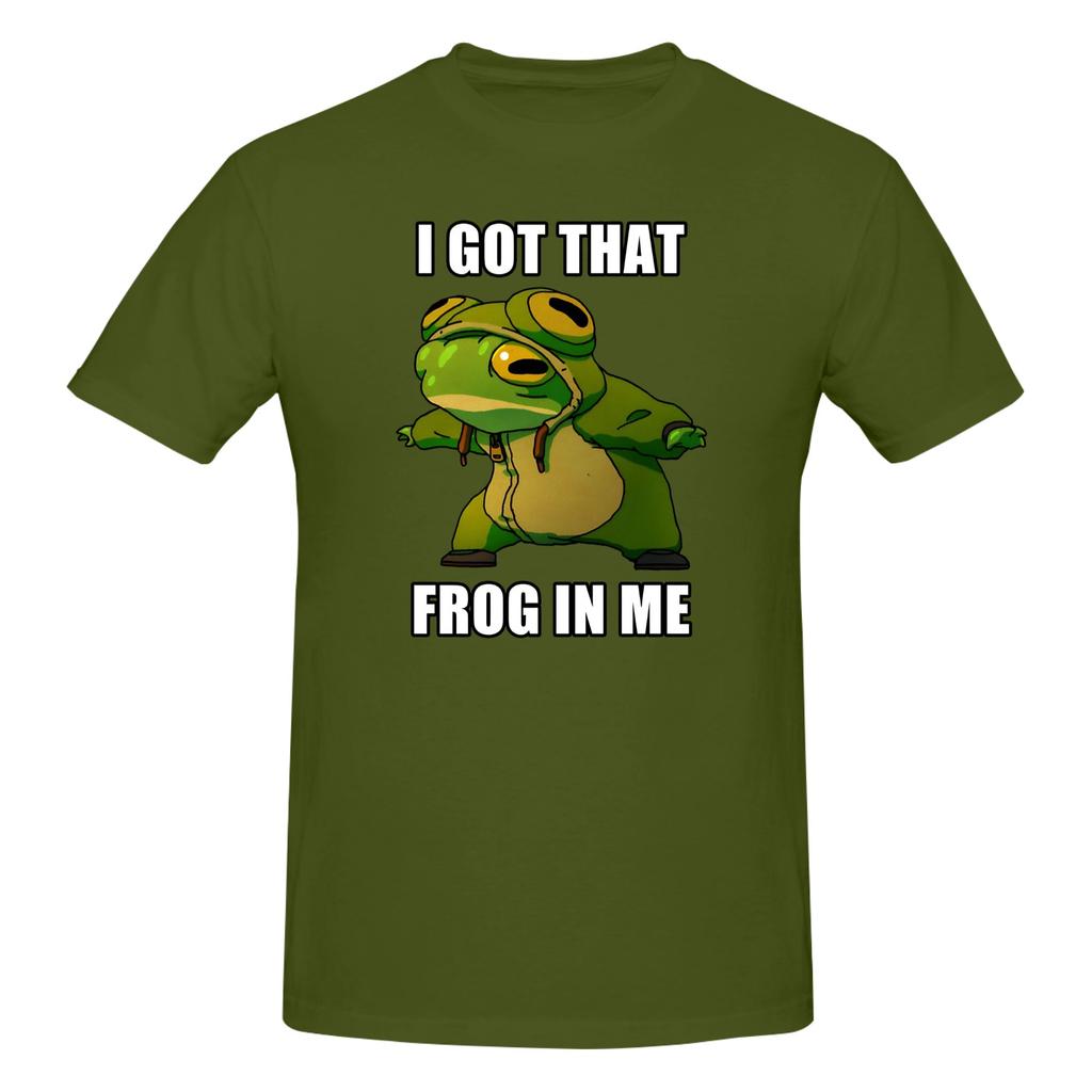 Piece I Got That Graphic Funny Cotton TShirt Funny Frog Meme Tops Tees For Unisex