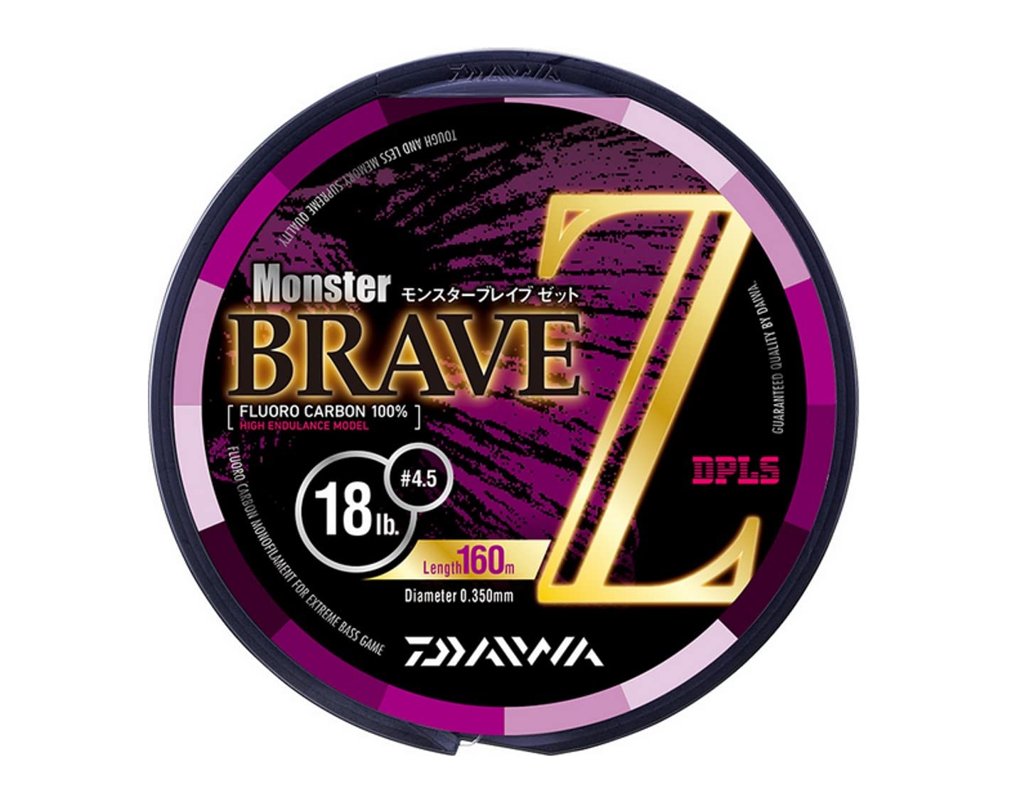 Daiwa Monster Brave Z Fluorocarbon Line 160m Natural 14lb.