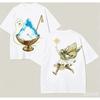 Vintage Washed Witch Hat Atelier Anime Fantasy Manga Seinen Japanese Manga Printed Cotton T-shirt Men Women Tee Summer Casual Fashion Streetwear