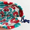Kyosuke Made Japan Drawstring Pouch Mini Approximately 108 cm Amulet Holder Mamekin Kyoto Cotton Yumeji Camellia
