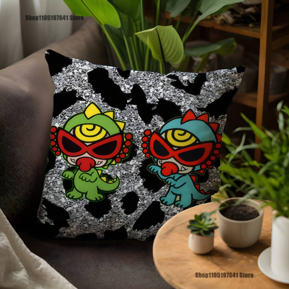 H-Hysteric M-MiniES Pillow Case For Sofa Decor Car Office Room Printing Cushion Cover Decorations and Protector