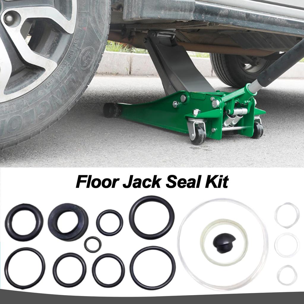 15pcs Hydraulic Jack Oil Seal Ring Kit Small O-Ring Horizontal 3-TON Repair Set Ball Link Rocker Jack Plunger Piston Oil Sealer