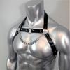 Gay Fetish Sexy Rave Mens Chest Harness Belt Men Gay Gothic Half Body Bondage Lingerie Adjustable Harness Cosplay Costume