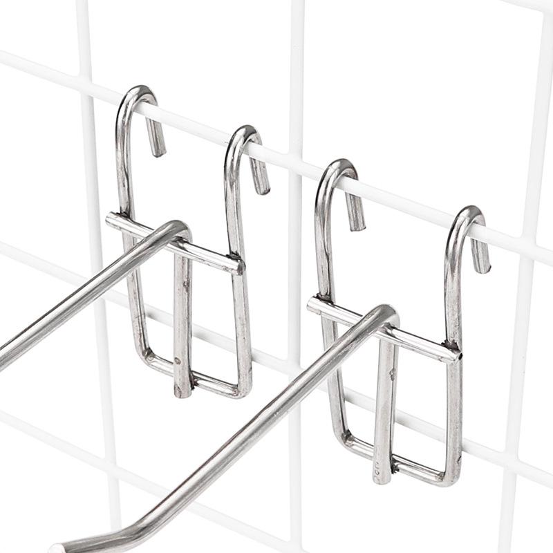 Stainless Steel Wire Mesh Hook for Supermarket, Jewelry, and Phone Accessories