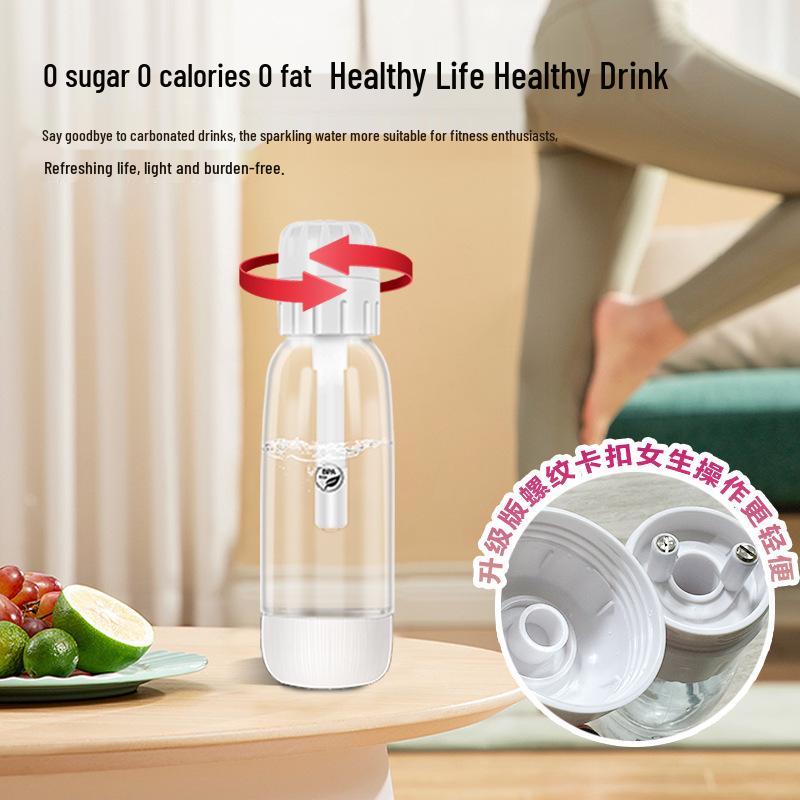 Portable Mini Carbonated Beverage Maker for Home & Travel