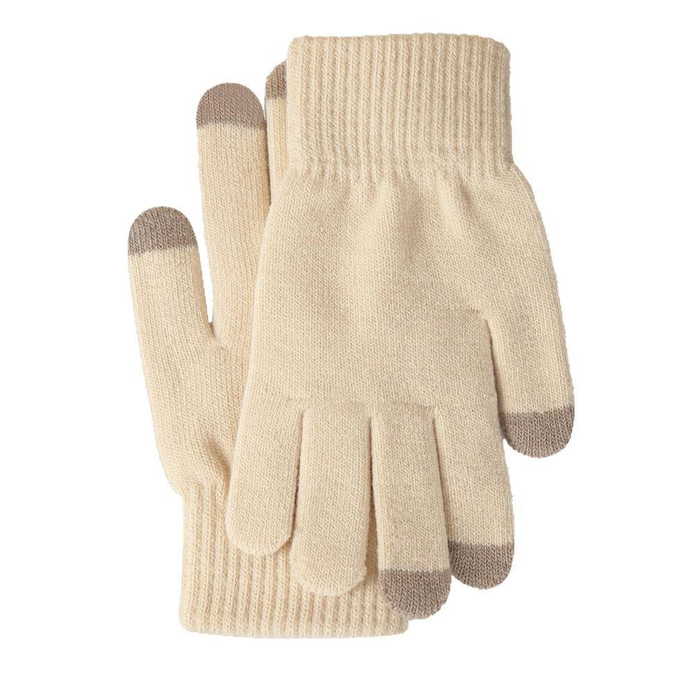 Autumn and Winter Warm Gloves for Men with Velvet Double-layer Thickened Wool Knitted Travel Touch Screen Gloves Gloves