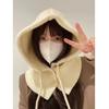 Adult Winter Beanies Hood Knit Balaclava Handmade Neck Protect Hat Casual Wear