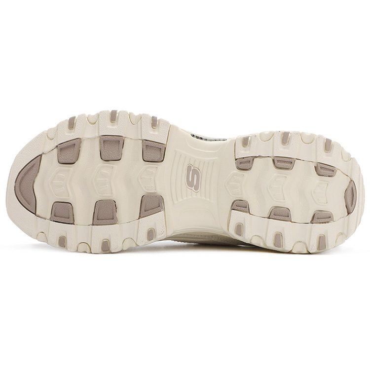 Skechers D'Lites 1.0 Little White Bear Textile, Synthetic Leather Abrasion Resistant Abrasion Resistant Low Top 11931-OFWT