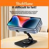 Universal Metal Phone Holder With 360 Degree Rotation And Foldable Design For Ipad And Gaming Use