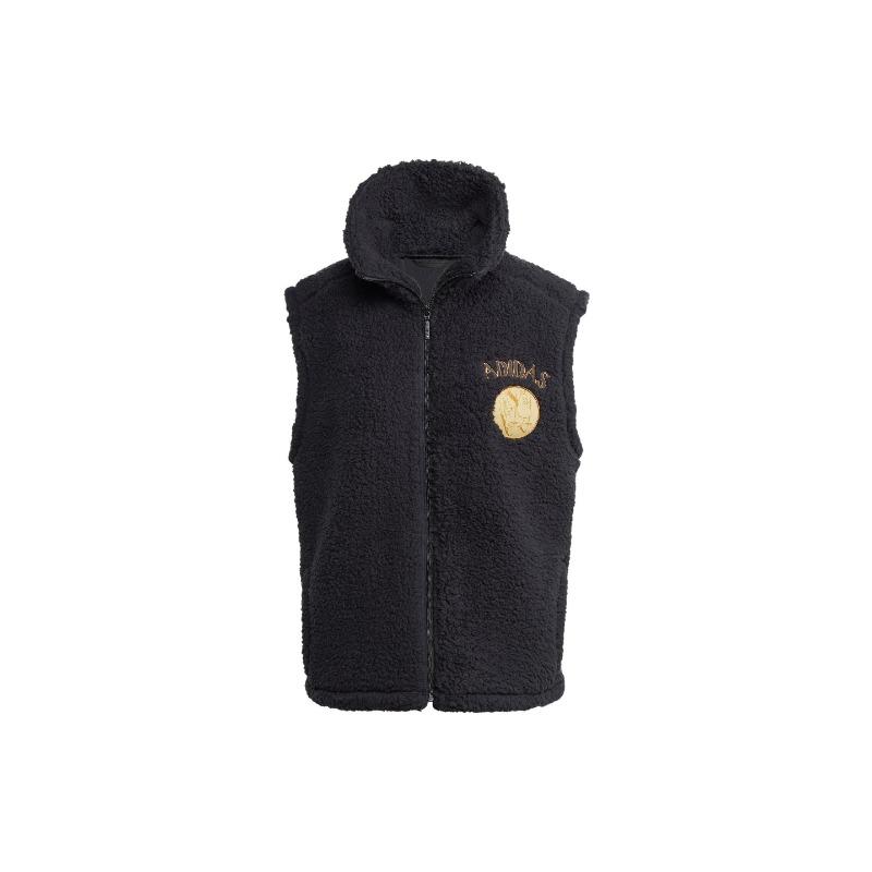 adidas Originals Women s Moomin Cartoon Print Fleece-Lined Sports Vest Black II5706 L