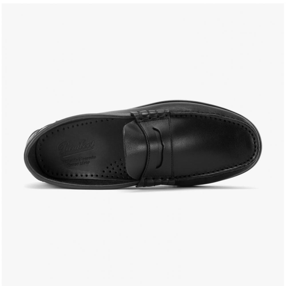 Paraboot Schwarzer Penny Loafer 0936 12