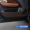 Car Door Anti Kick Pad Black Carbon Fiber Protective Cover Anti-Dirty Sticker for VOLVO XC60 2018 2019 2020 2021 2022 2023 2024
