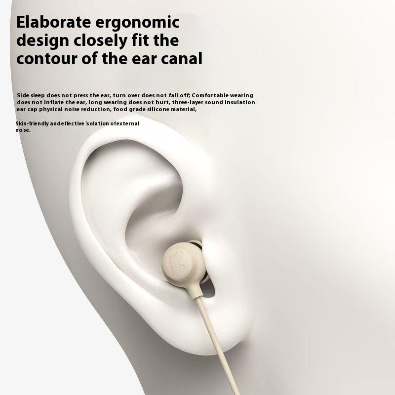 S8 Sleep Earphones, Wired In-ear Sleeping, Special Side Sleeping, Sound Insulation, Noise Reduction, High Sound Quality Learning, No Ear Pressure