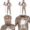 Premium Halloween Performance Costume For Men Featuring Stunning Silver Accents For Game Theme Events