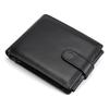 High Fashion top layer cowhide coin purse men genuine leather male wallets business designer male purse short trifold wallets