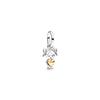 DIY Jewelry Gift Sparkling Golden Lucky Star Happy Girl & Boy North Star Splittable Sun & Moon Charm Beads Fit Original Bracelet