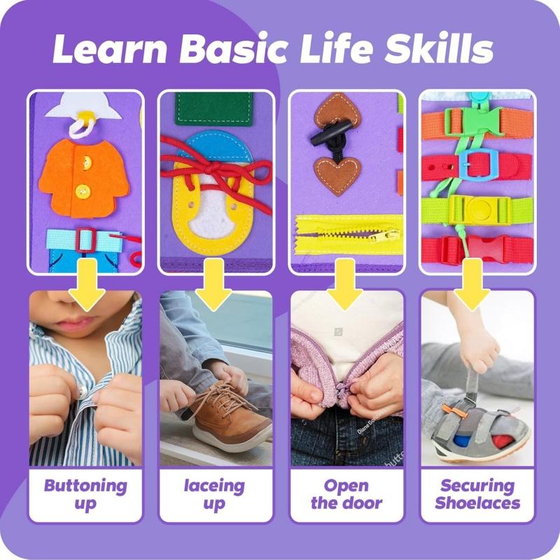 Children's Busy Board Montessori Toys Busy Books And Sensory Toys For Young Children Boys Girls Creative Tourism Gifts