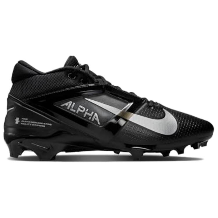 Nike Alpha Menace 4 Pro Schwarz Metallic Silber Unisex Sneaker FD7037-002