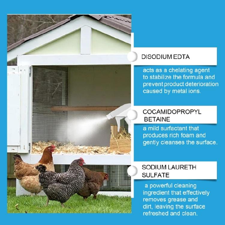 Ambientador Natural para Gallineros Limpiador de Gallineros Eliminadores de Olores para Pollos Más Saludables