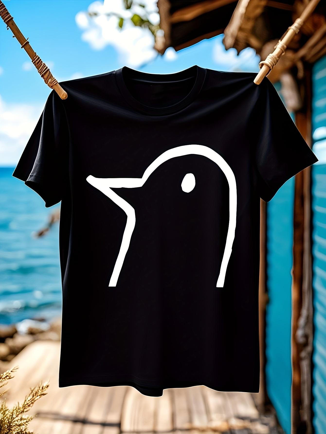 Oyasumi PunPun Anime Japanese Tshirt - Black Sleeping Bir... S