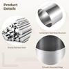 6 Pcs Cake Ring Molds Seamless Mousse Rings with Pusher & Lifter Stainless Steel Pastry Baking Molds eel Pastry Baking Molds