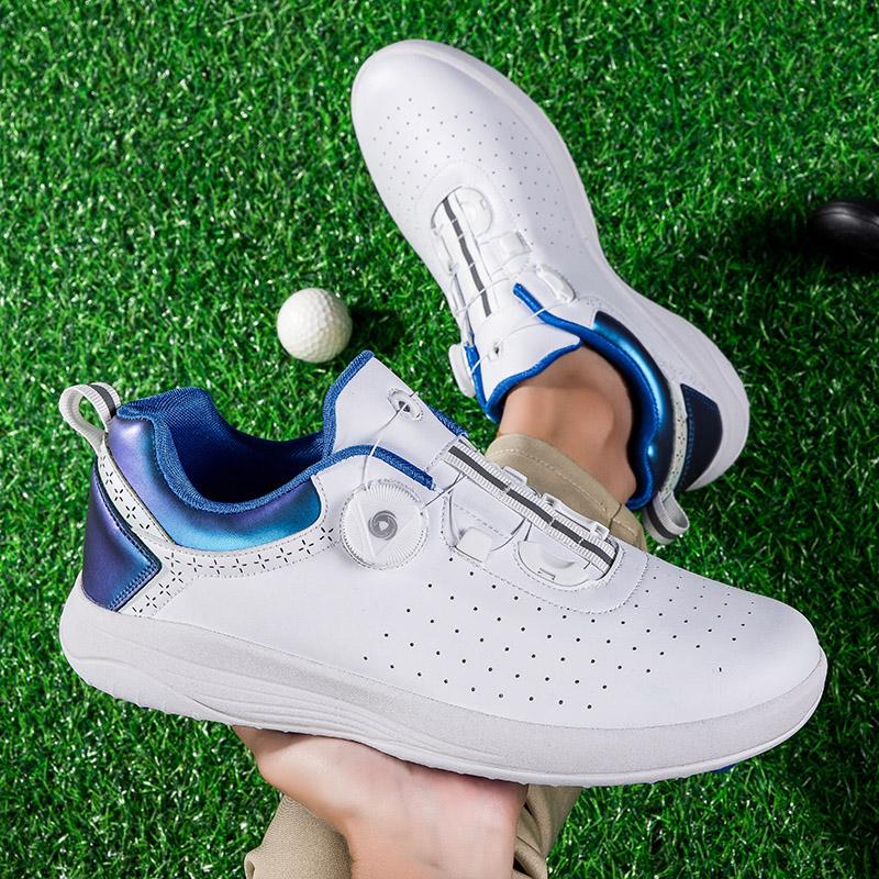 Breathable Men's Walking Shoes Men Leather Trendy Flats Outdoor Casual Sneakers Lace-up New Luxury Design Tennis Shoes for Man