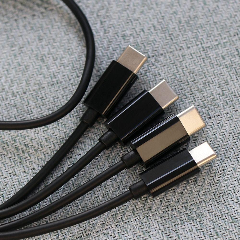 Charging Cable Power Supply Cord Charger Cable USB To 4 Port Type C Cable Type C To 4 Type C Wire