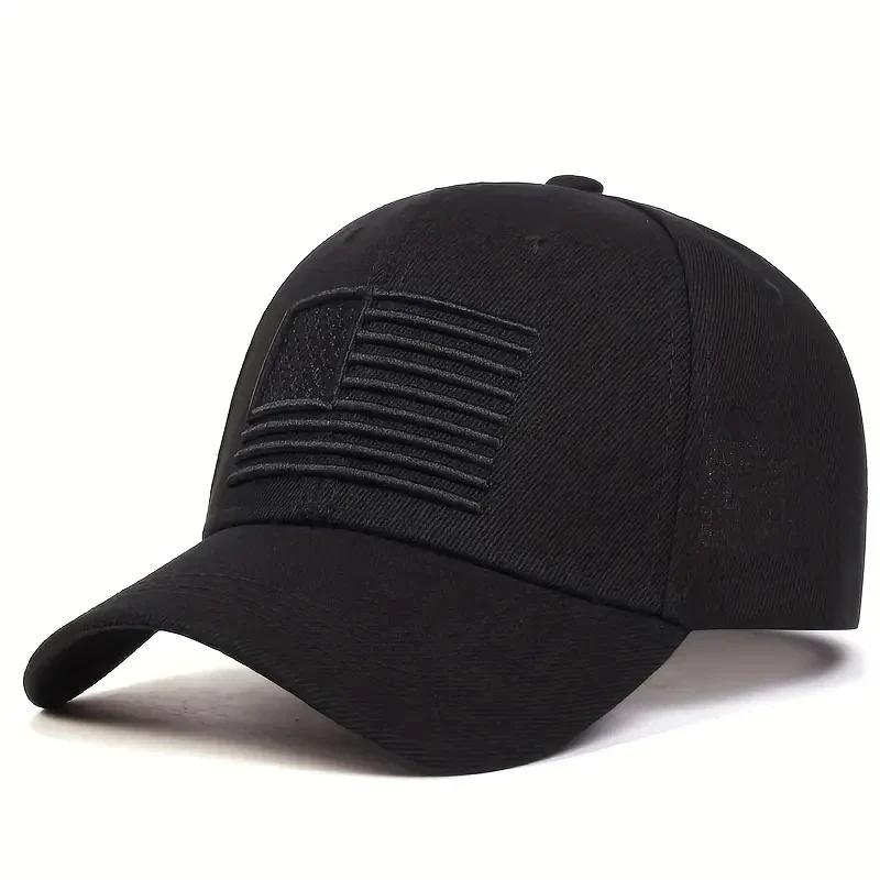 

Unisex American Flag Embroidery Baseball Caps Spring And Autumn Outdoor Adjustable Casual Hats Hip Hop Hat Sunscreen Hat