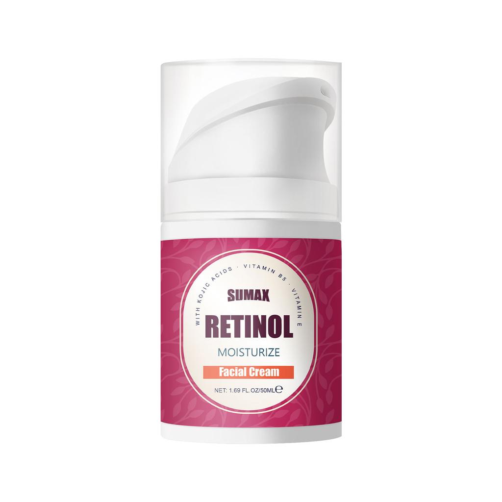 50ml Pressed Jar Retinol Face Cream Mooth Delicate Radiant and Translucent Rapid Absorption of Skin Retinol Anti Aging Serum