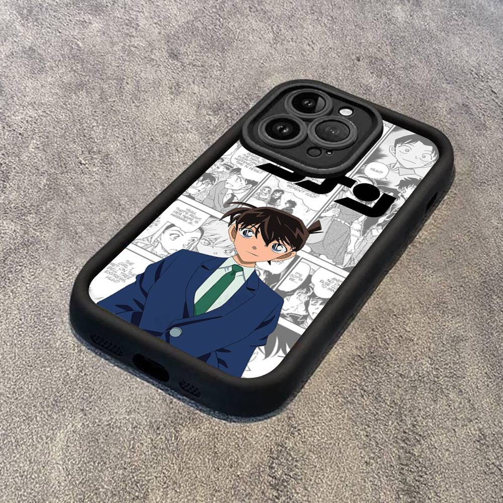 Japan D-Detective Conan Phone Case For IPhone 17 16 15 14 13 12 11 Pro Max 16E Plus INS Soft Cover