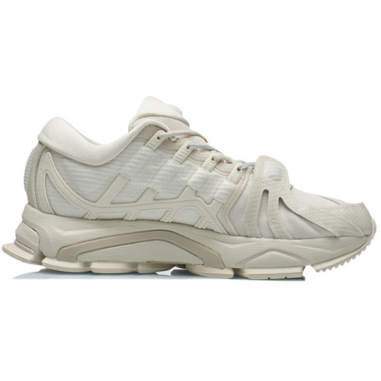 Li Ning Furious Rider ACE 1.5 Klassische Dämpfung Rutschfest Atmungsaktiv Niedrig geschnitten Sportlich Lässig Schuhe Herren Schwanenweiß ARYR009-4