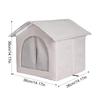 1Pc Aluminum Film Dog Oxford Cloth Warm Pet Air-conditioned House Convenient Cat Summer/Winnter Closed Pet Nest Large Space