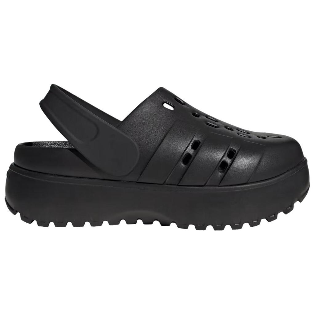adidas Adilette Platform Clog Triple Black Women Sneakers Core-Black JP9577