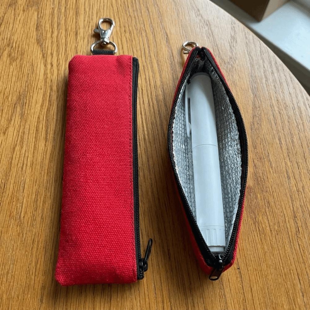 Large Capacity Insulin Pens Storage Bag Oxford Cloth Glaciated Cold Storage Bag for Home
