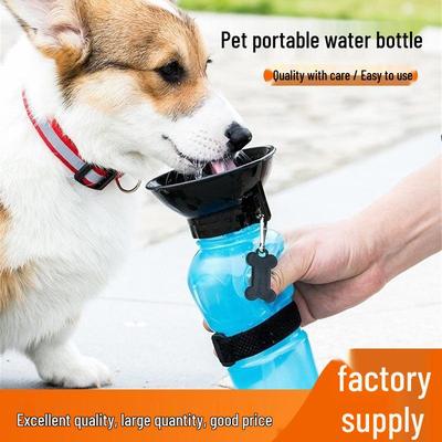 Tragbare Hunde-Wasserflasche & Napf für Spaziergänge im Freien