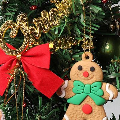 Gingerbread Man Ornaments For Christmas Tree Decorations Tall Gingerman Hanging Charms Christmas Tree Ornament Holiday Decor