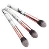Marble Pattern High-gloss Brush Beauty Long Pole High Waist Brush for Ladies