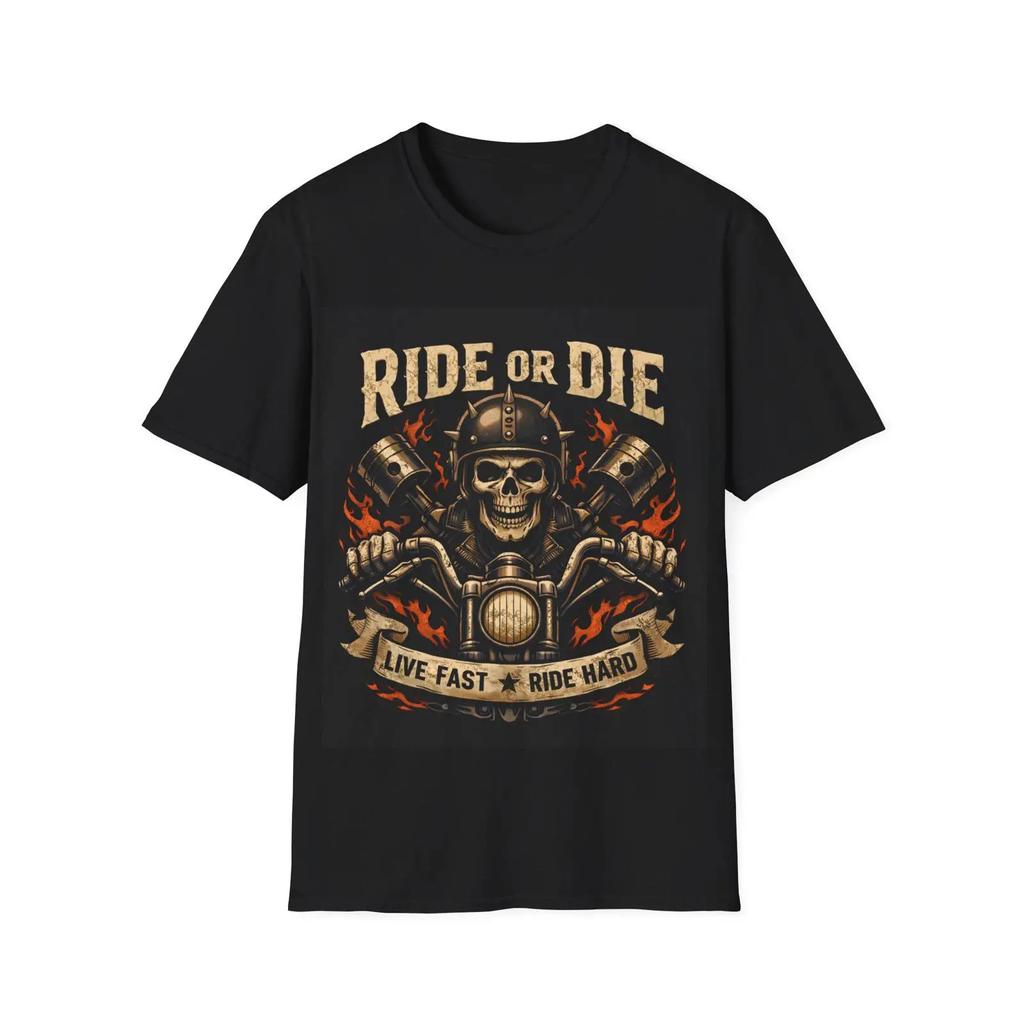 Biker T Shirt Motorcycle Club Vintage Rider Design Vintage Comfortable Versatile Breathable Streetwear Homme Graphic